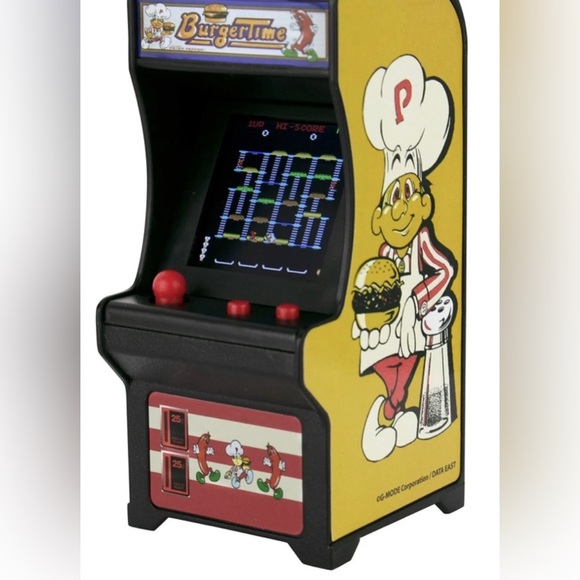 Burger Time Retro Tiny Arcade Game New! - Picture 5 of 6